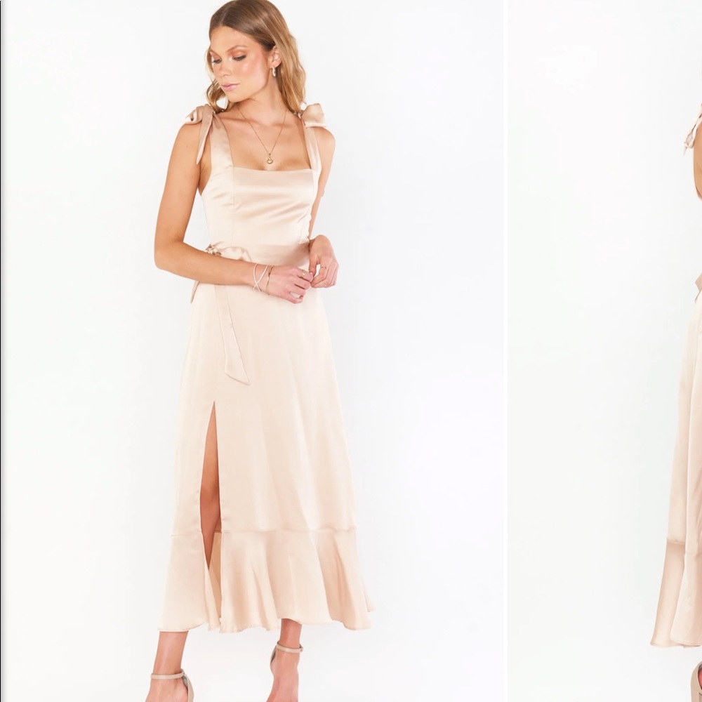 Show Me Your Mumu Claire Midi Bridesmaid Dress